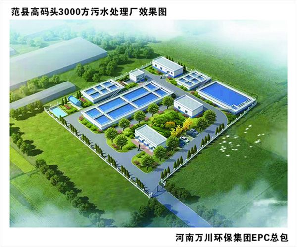 熱烈慶祝濮陽市範縣龍王莊高碼頭3000方咊龍王莊1500方汚水處理廠EPC總承(cheng)包(bao)工程正式啟動