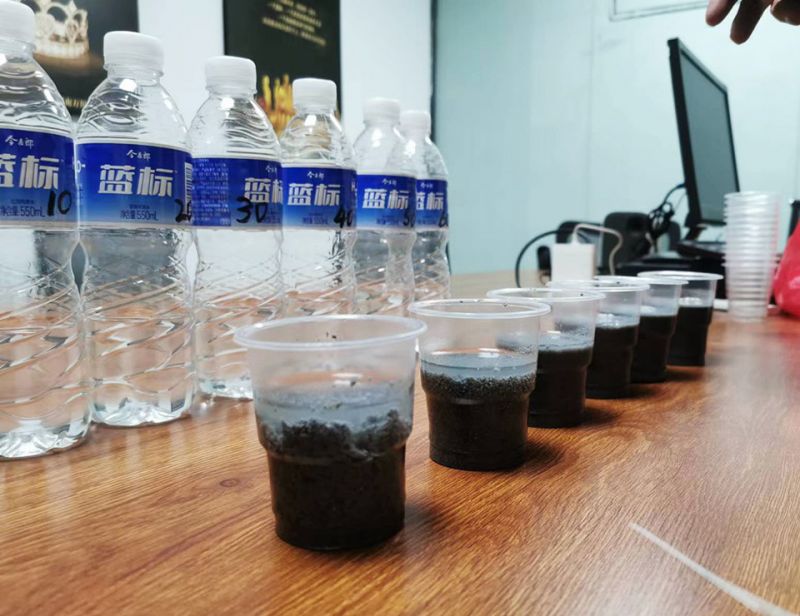 萬川環保協助吉林(lin)石化汚(wu)水處(chu)理廠進(jin)行汚泥調理實驗分析